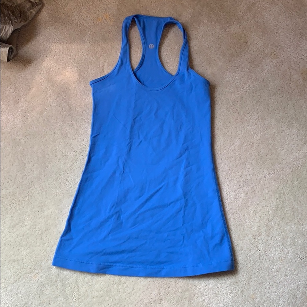 Lululemon tank size small blue
